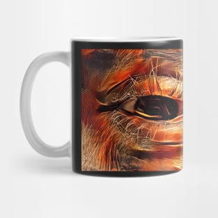 Squinting Eye of Streaking Sparks. Mug